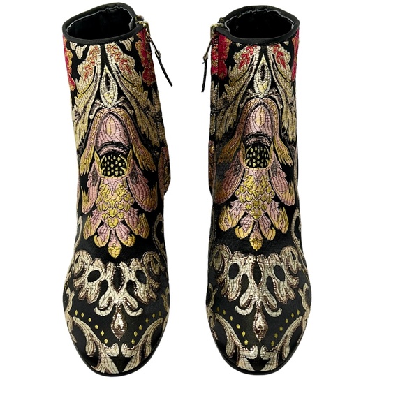 Sam Edelman women's Taye Jacquard floral embroidered ankle booties size 6.5 NWT - Picture 2 of 15
